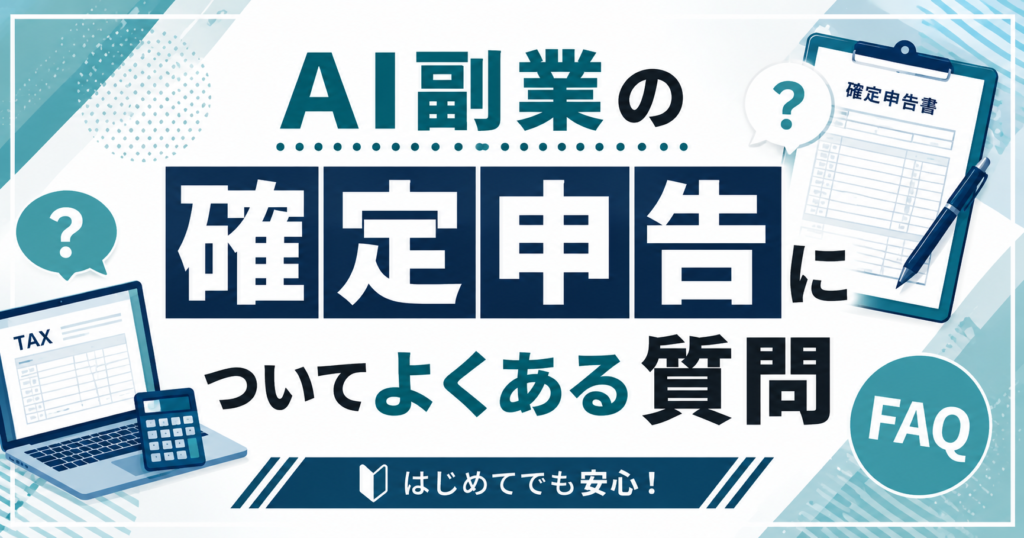 AI副業の確定申告についてよくある質問